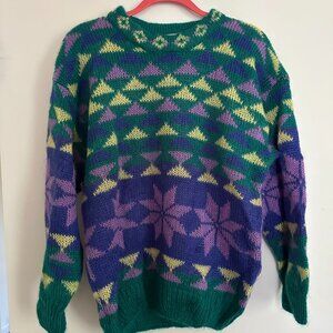 Vintage 80s Fair Isle Sweater